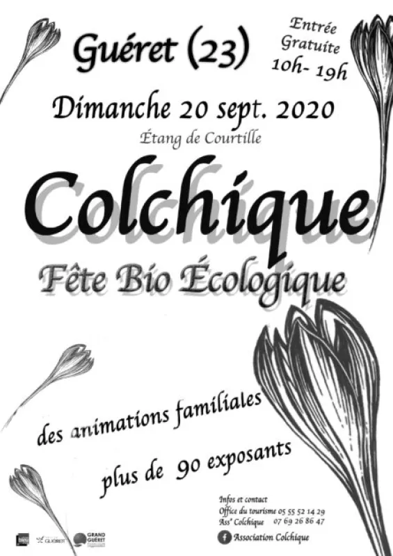 20 septembre 2020, Fete bio écologique Colchique, Gueret (23) Visuel